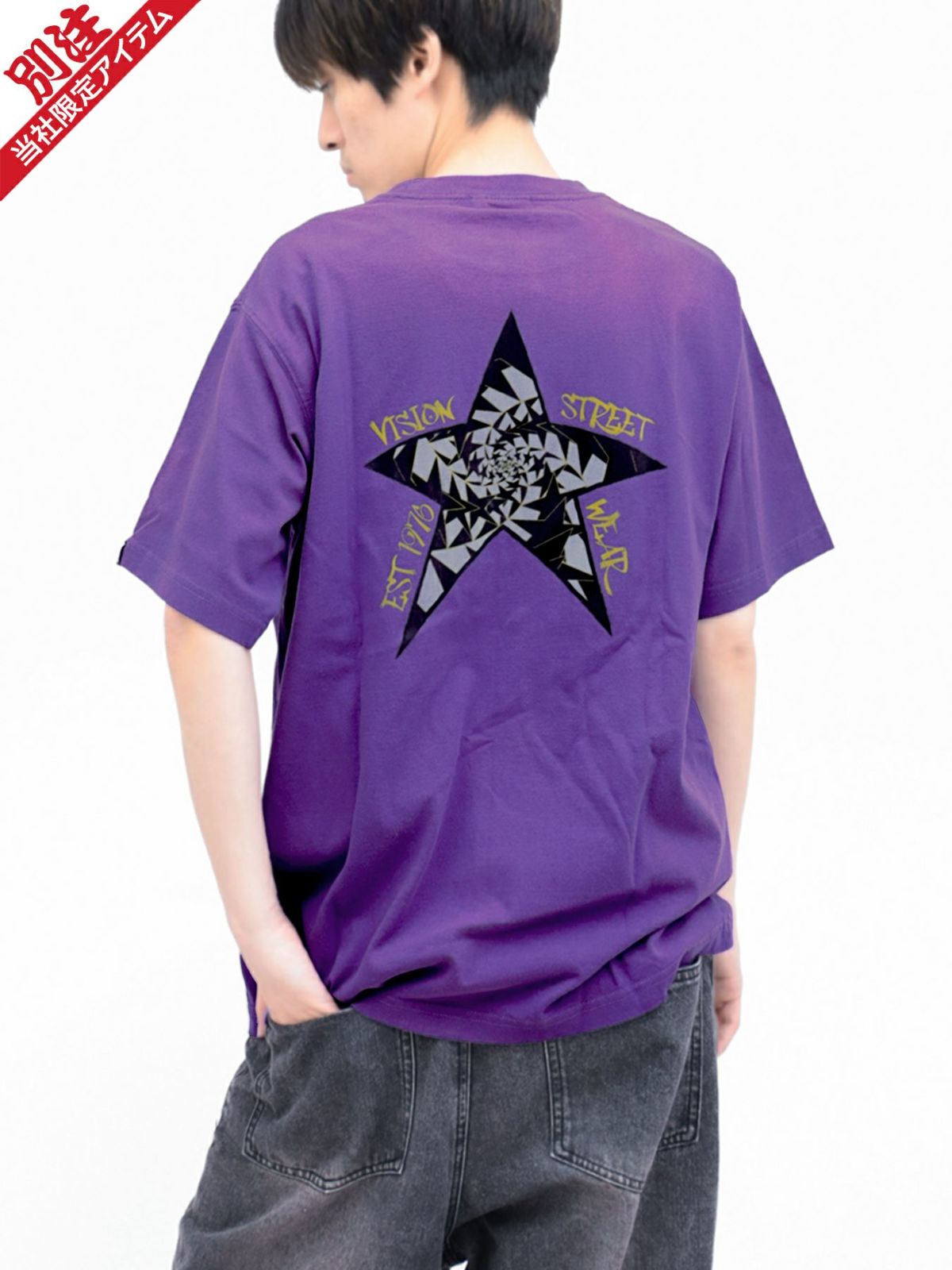 【VISION STREET WEAR】“Star”プリントTシャツ〔別注〕