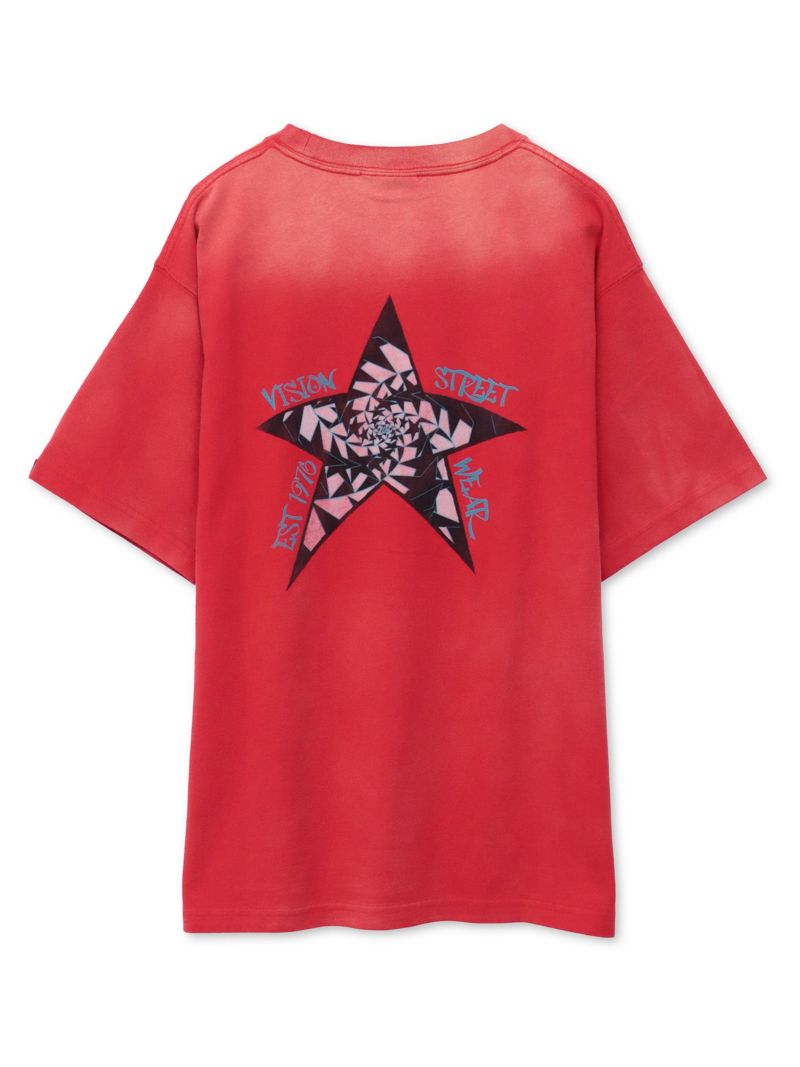 【VISION STREET WEAR】“Star”プリントTシャツ〔別注〕