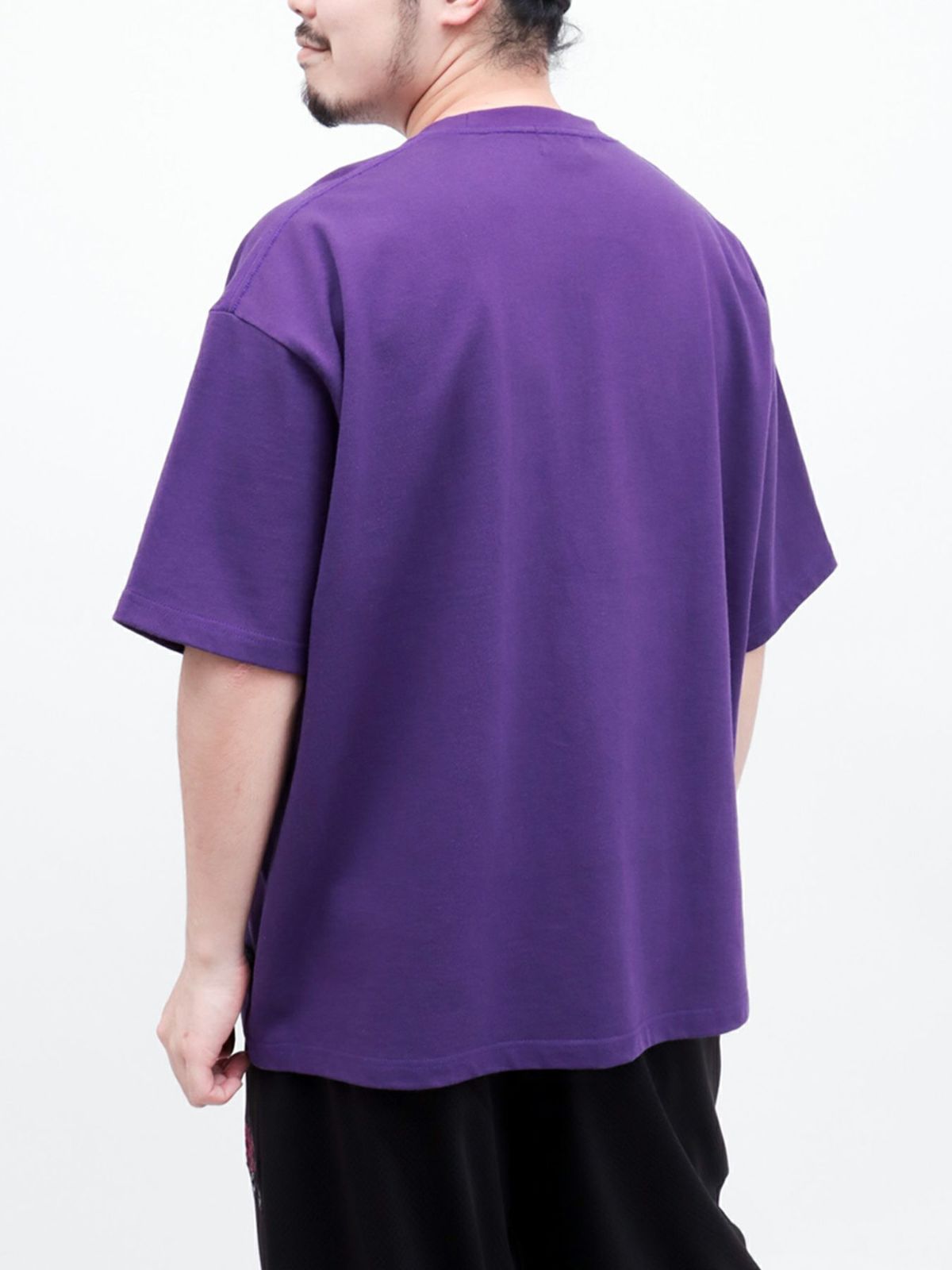 【DRASTIC GARDEN】“稲妻の薔薇”ワンポイント刺繍Tシャツ