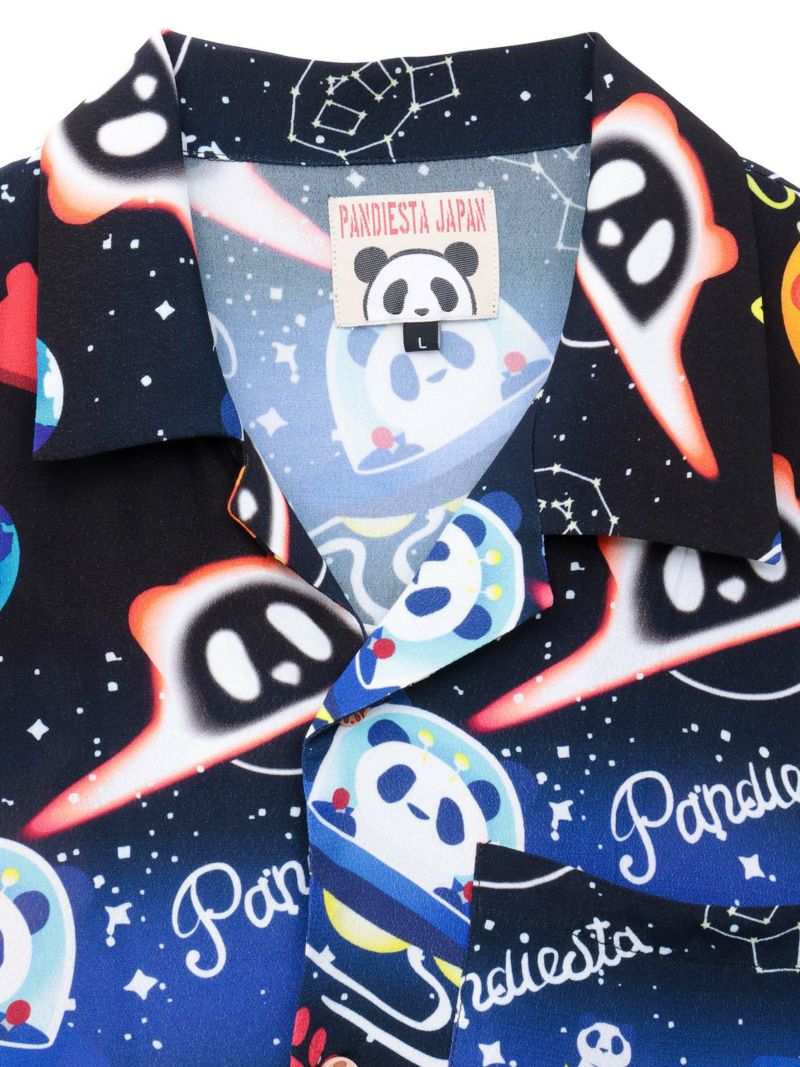 【PANDIESTA JAPAN】“スペースパンダ”レーヨンアロハシャツ