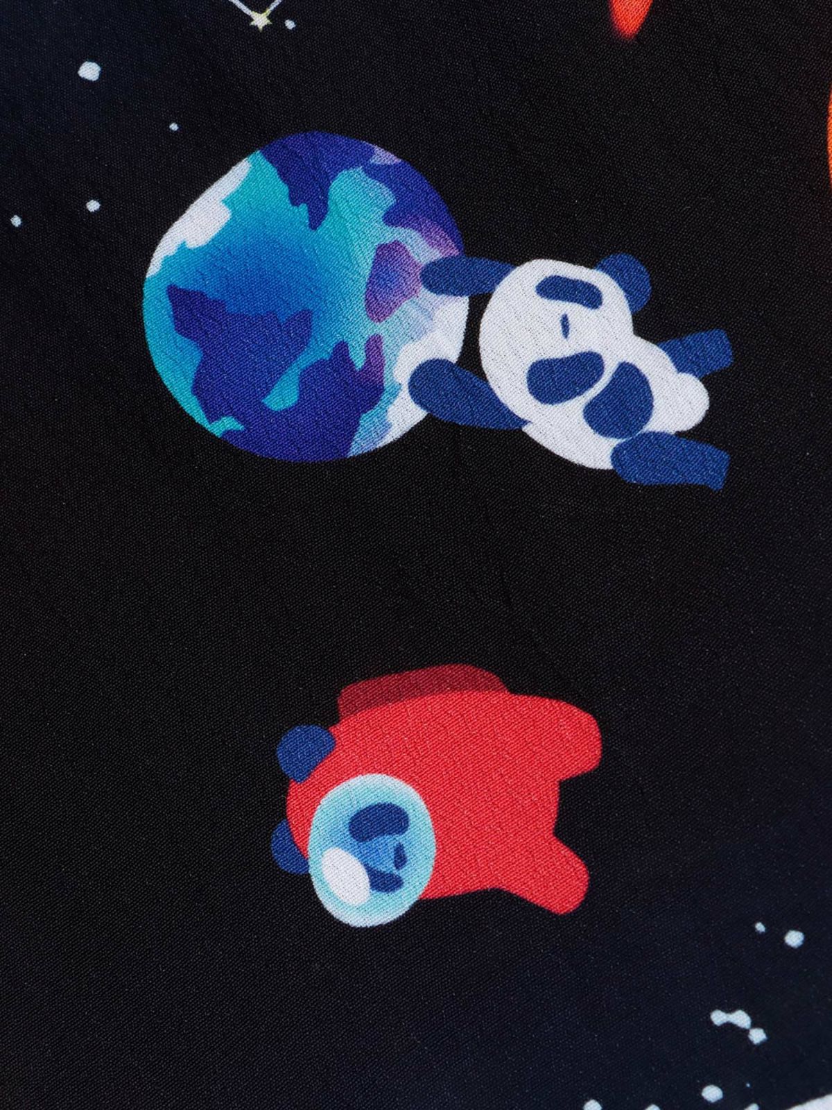 【PANDIESTA JAPAN】“スペースパンダ”レーヨンアロハシャツ