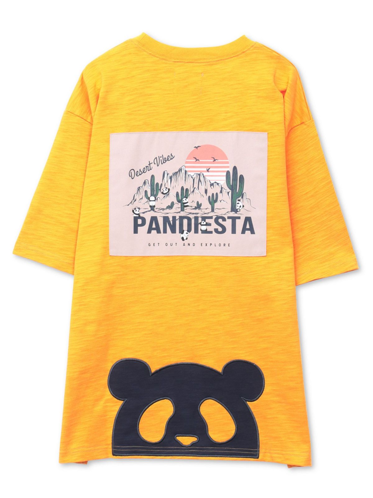 【PANDIESTA JAPAN】カンガルーポケット付きTシャツ&ショーツ セットアップ