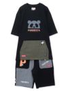 【PANDIESTA JAPAN】カンガルーポケット付きTシャツ&ショーツ セットアップ