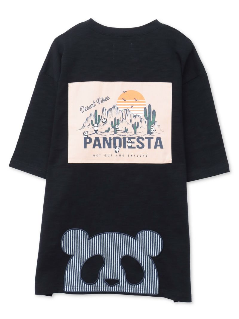 【PANDIESTA JAPAN】カンガルーポケット付きTシャツ&ショーツ セットアップ