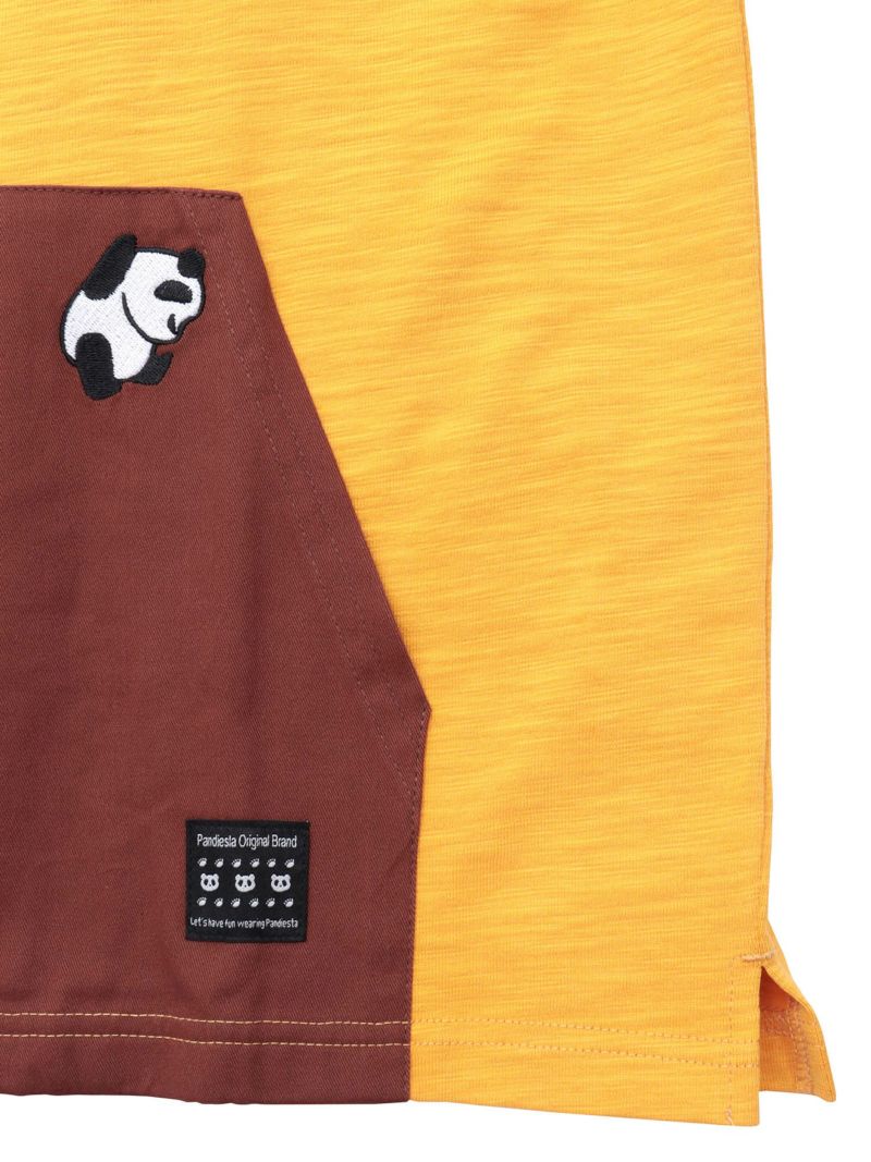 【PANDIESTA JAPAN】カンガルーポケット付きTシャツ&ショーツ セットアップ