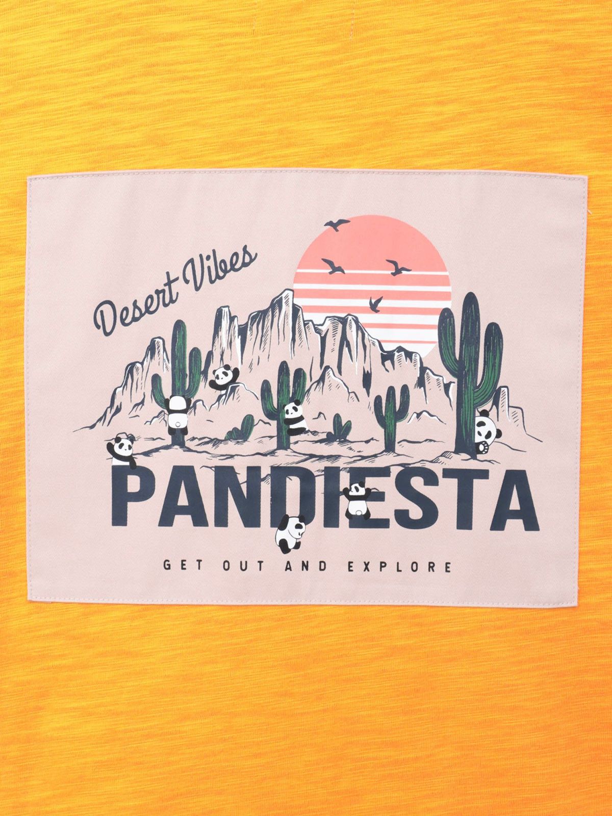 【PANDIESTA JAPAN】カンガルーポケット付きTシャツ&ショーツ セットアップ