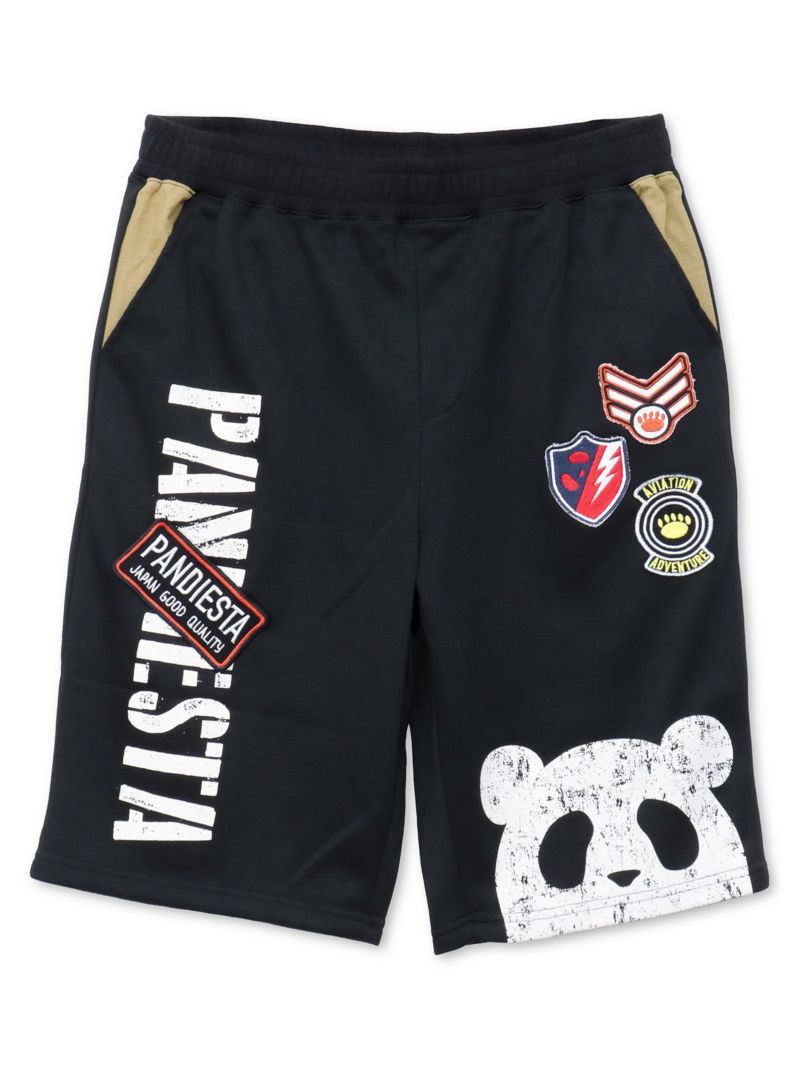 【PANDIESTA JAPAN】ミリタリー切替スウェットショートパンツ