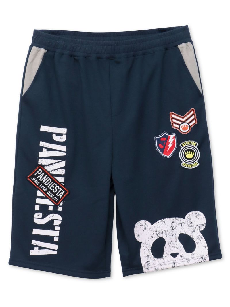 【PANDIESTA JAPAN】ミリタリー切替スウェットショートパンツ