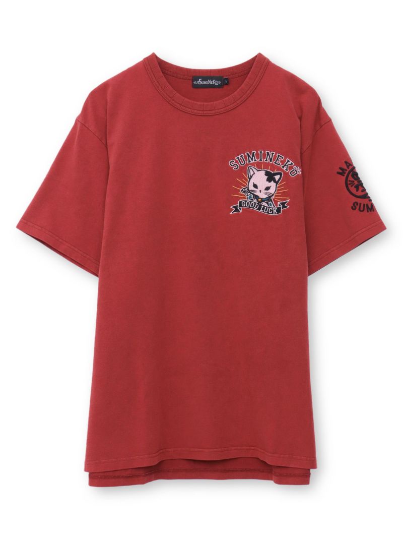 【SUMINEKO】“招きスミネコ”総刺繍Tシャツ