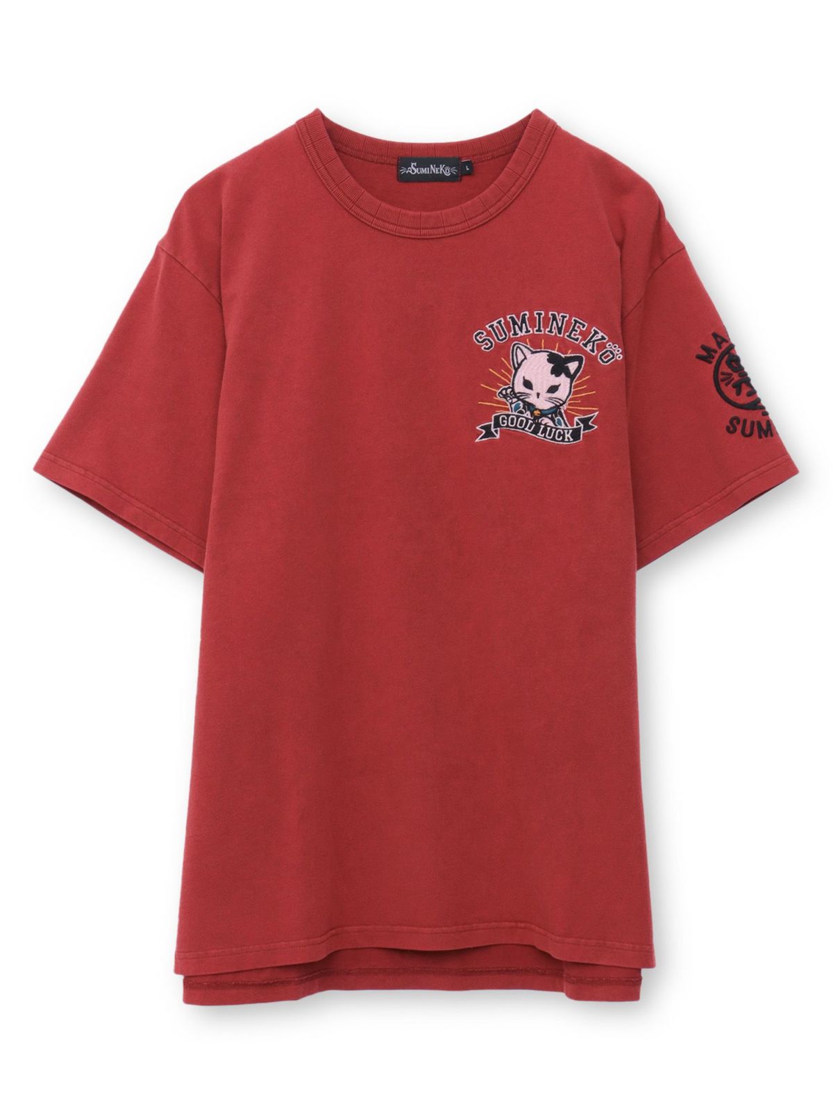 【SUMINEKO】“招きスミネコ”総刺繍Tシャツ