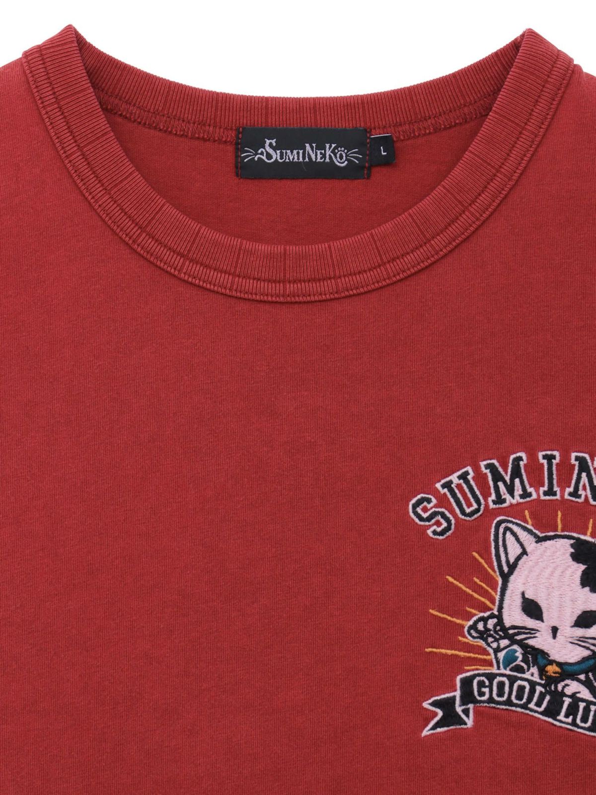 【SUMINEKO】“招きスミネコ”総刺繍Tシャツ