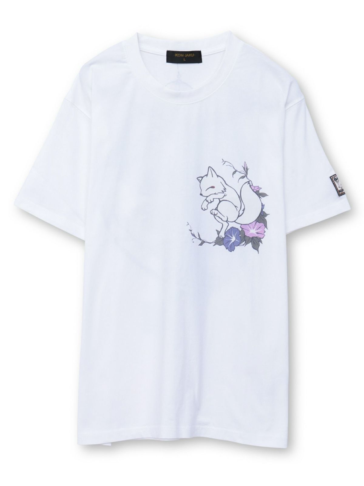 【今昔 -KON-JAKU-】“碧落一洗”刺繍入りTシャツ