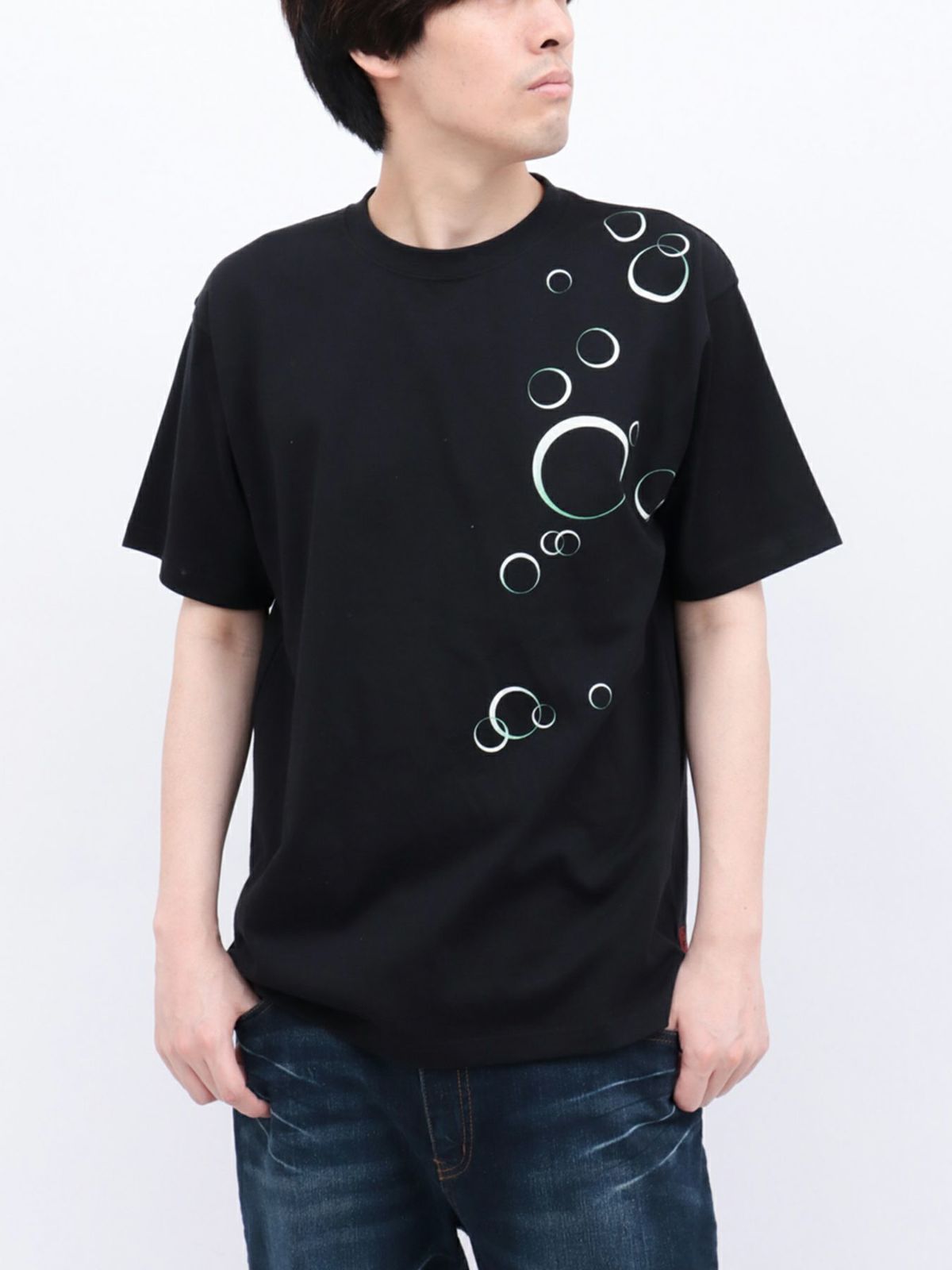 【絡繰魂】“麗しくらげ”刺繍入りTシャツ