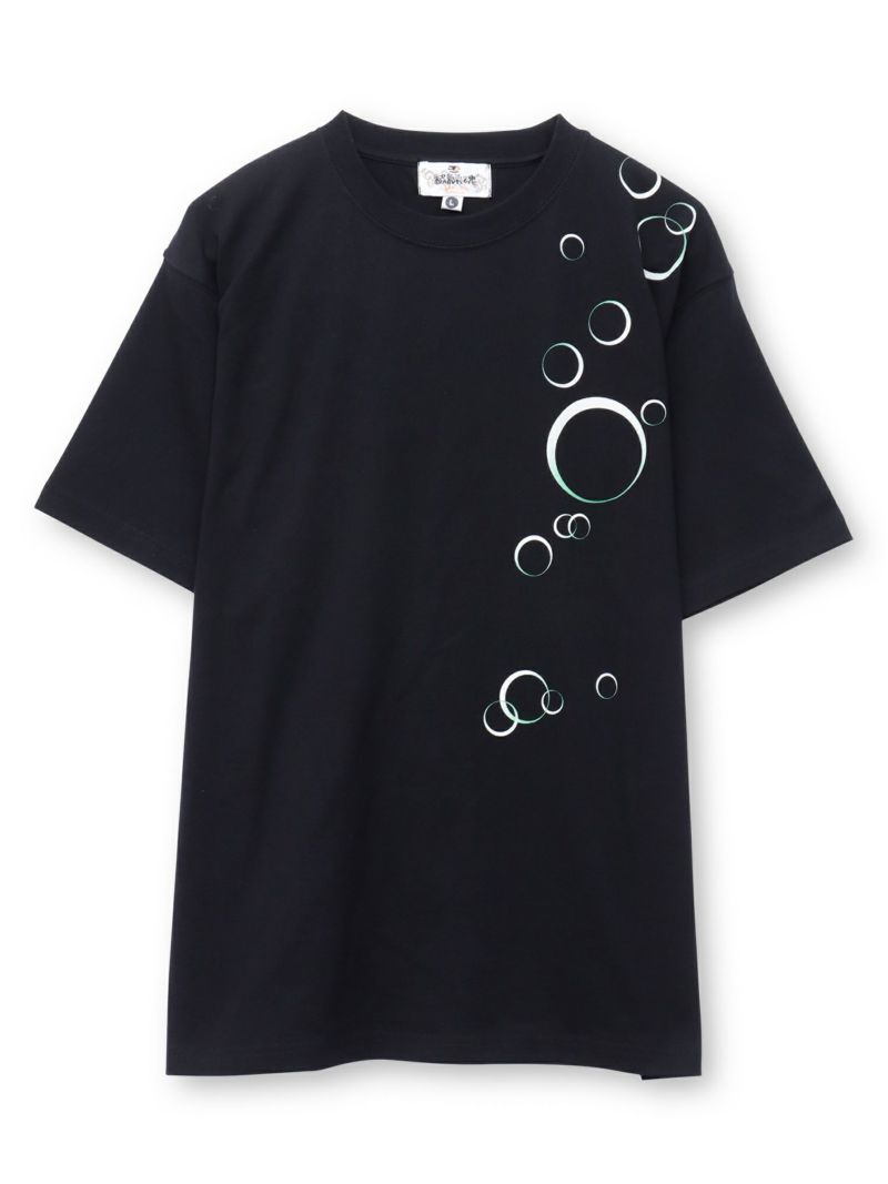 【絡繰魂】“麗しくらげ”刺繍入りTシャツ