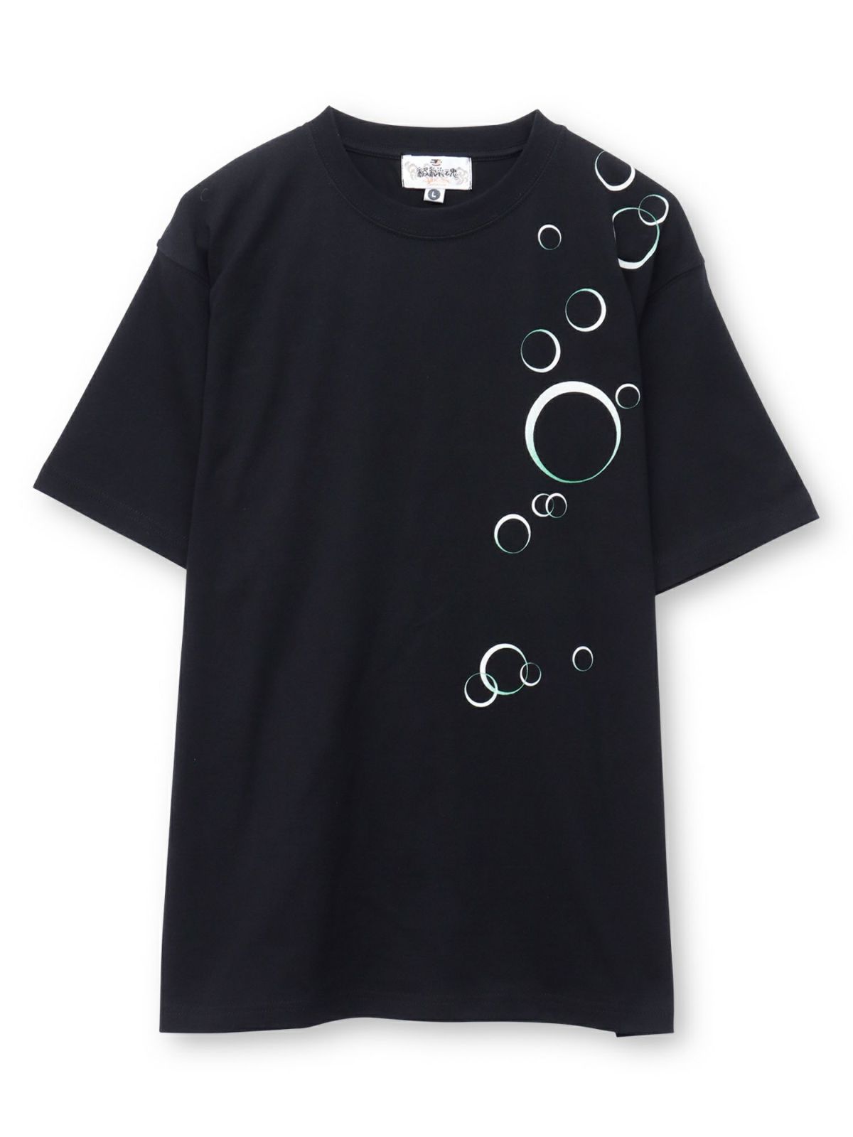 【絡繰魂】“麗しくらげ”刺繍入りTシャツ