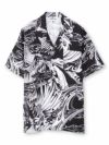 【絡繰魂】“鳳凰”総柄プリントアロハシャツ