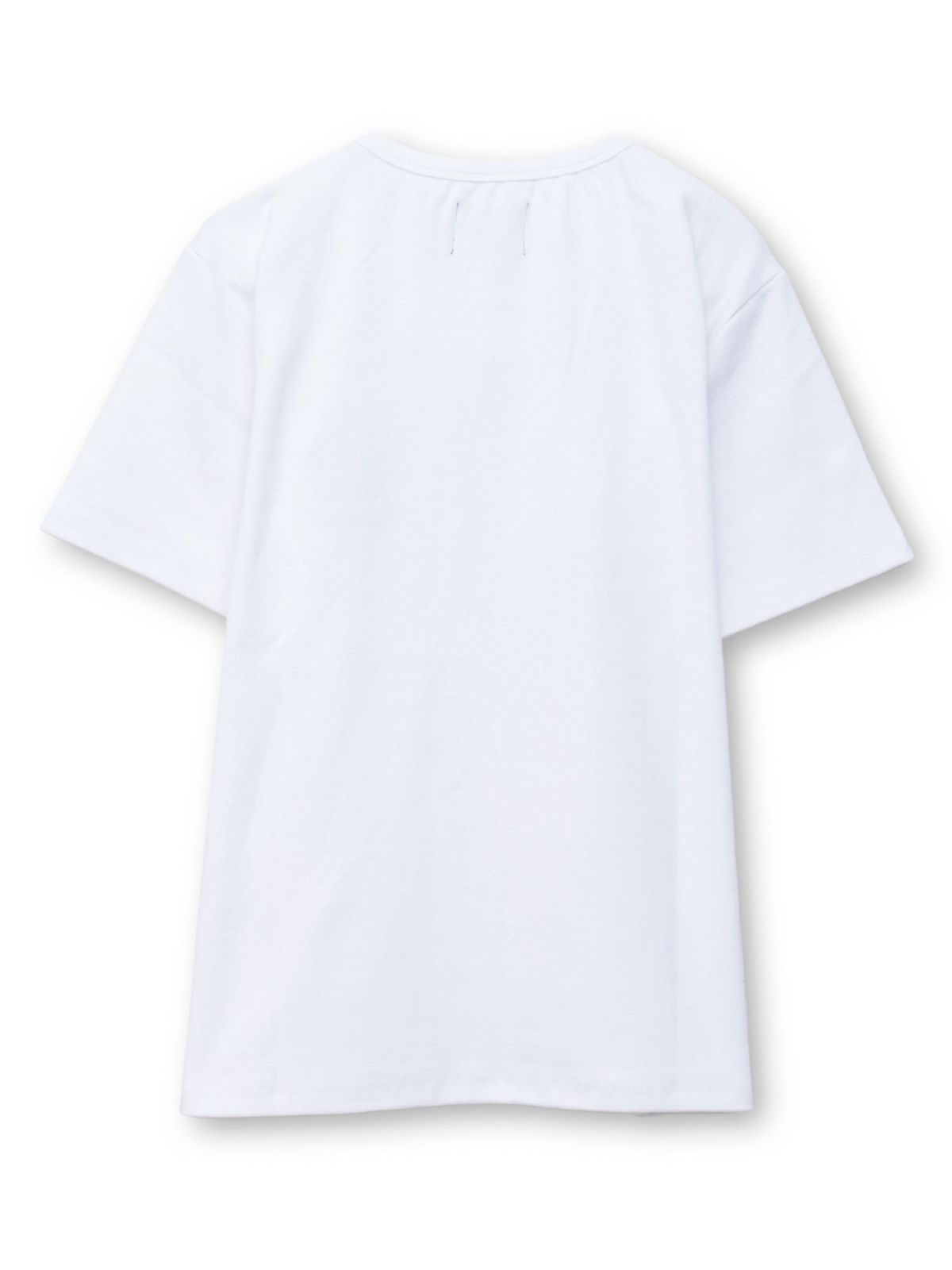 【DAZZLE】ロゴ刺繍 テレコ素材クルーネックTシャツ