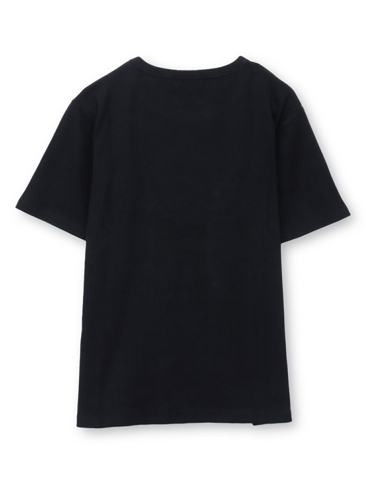 【DAZZLE】ロゴ刺繍 テレコ素材クルーネックTシャツ