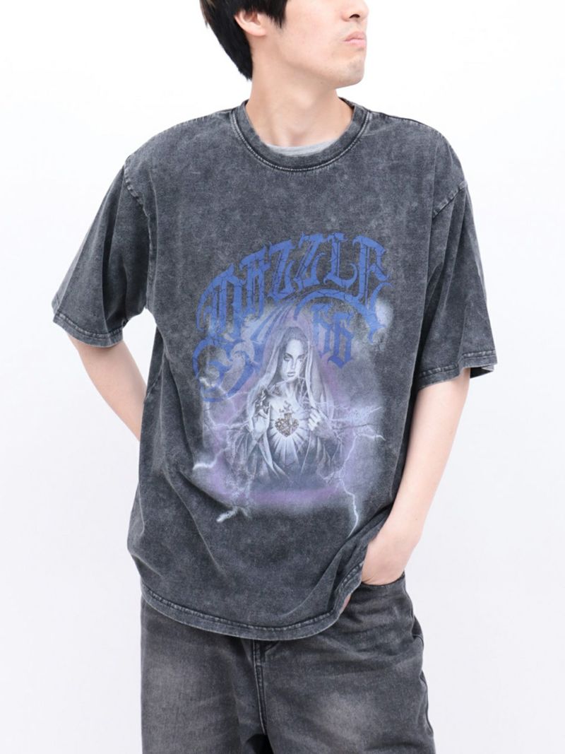 【DAZZLE】“MARIA”プリントTシャツ