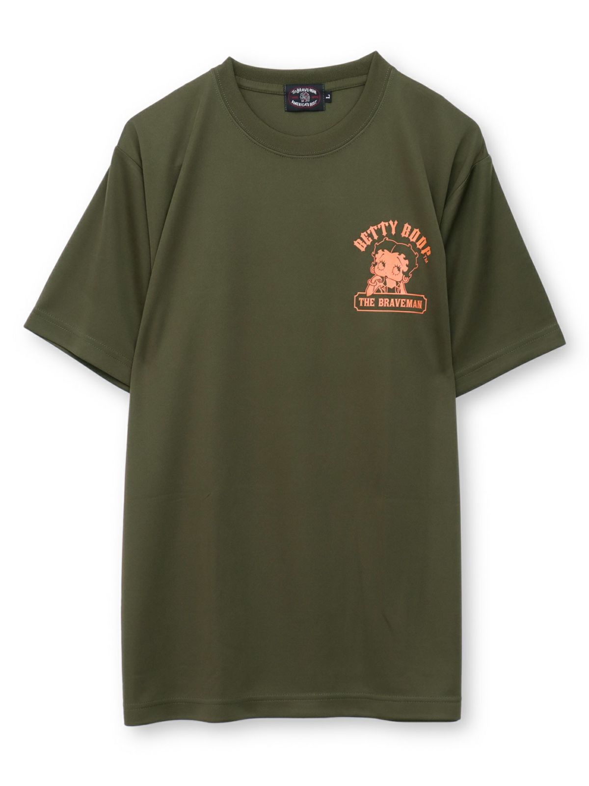 【The BRAVE-MAN×BETTY BOOP】“バイクベティ”DRY素材Tシャツ