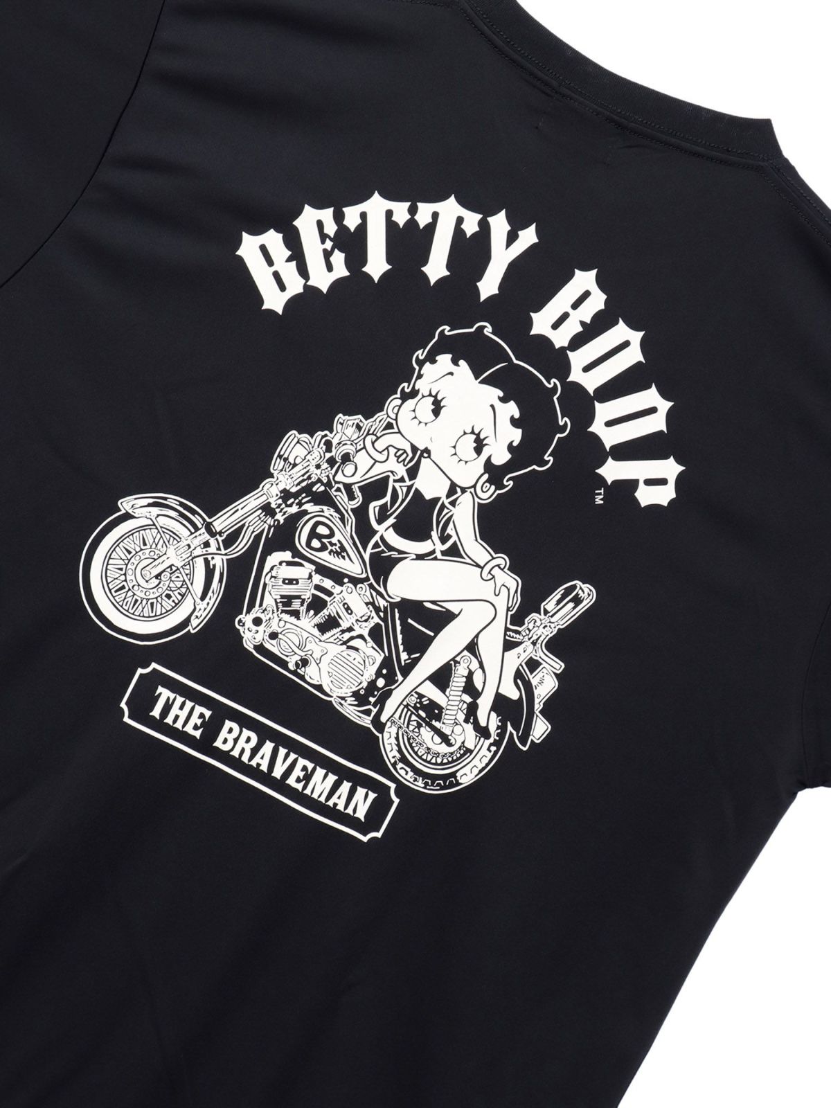 【The BRAVE-MAN×BETTY BOOP】“バイクベティ”DRY素材Tシャツ