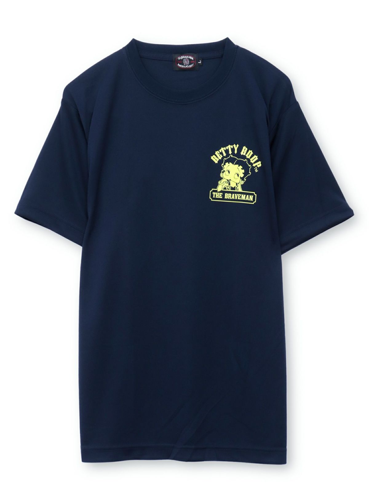 【The BRAVE-MAN×BETTY BOOP】“バイクベティ”DRY素材Tシャツ