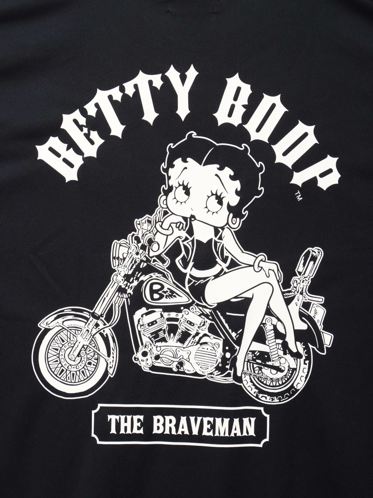 【The BRAVE-MAN×BETTY BOOP】“バイクベティ”DRY素材Tシャツ
