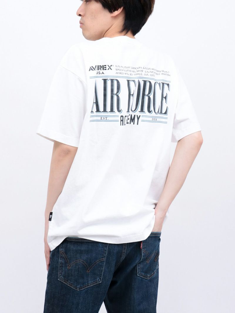 【AVIREX】“1954 USAFA MIL Academy”T-SHIRT
