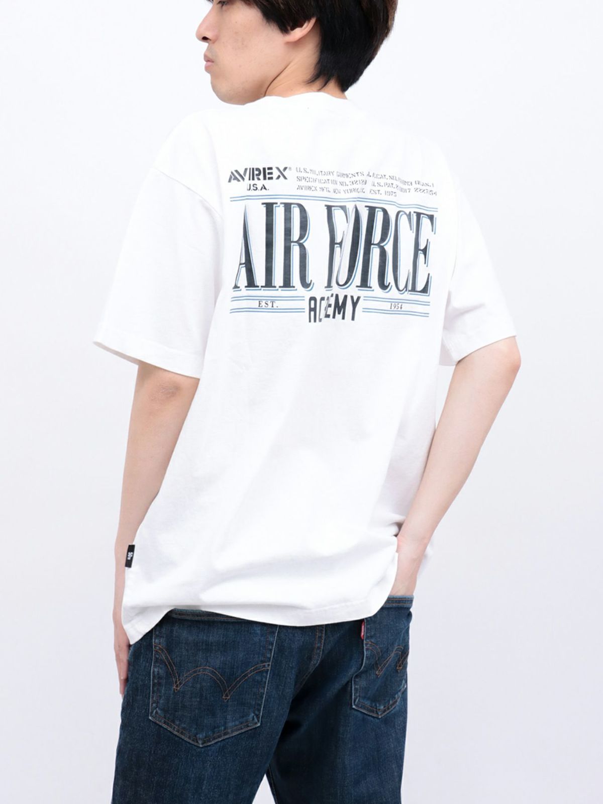 【AVIREX】“1954 USAFA MIL Academy”T-SHIRT
