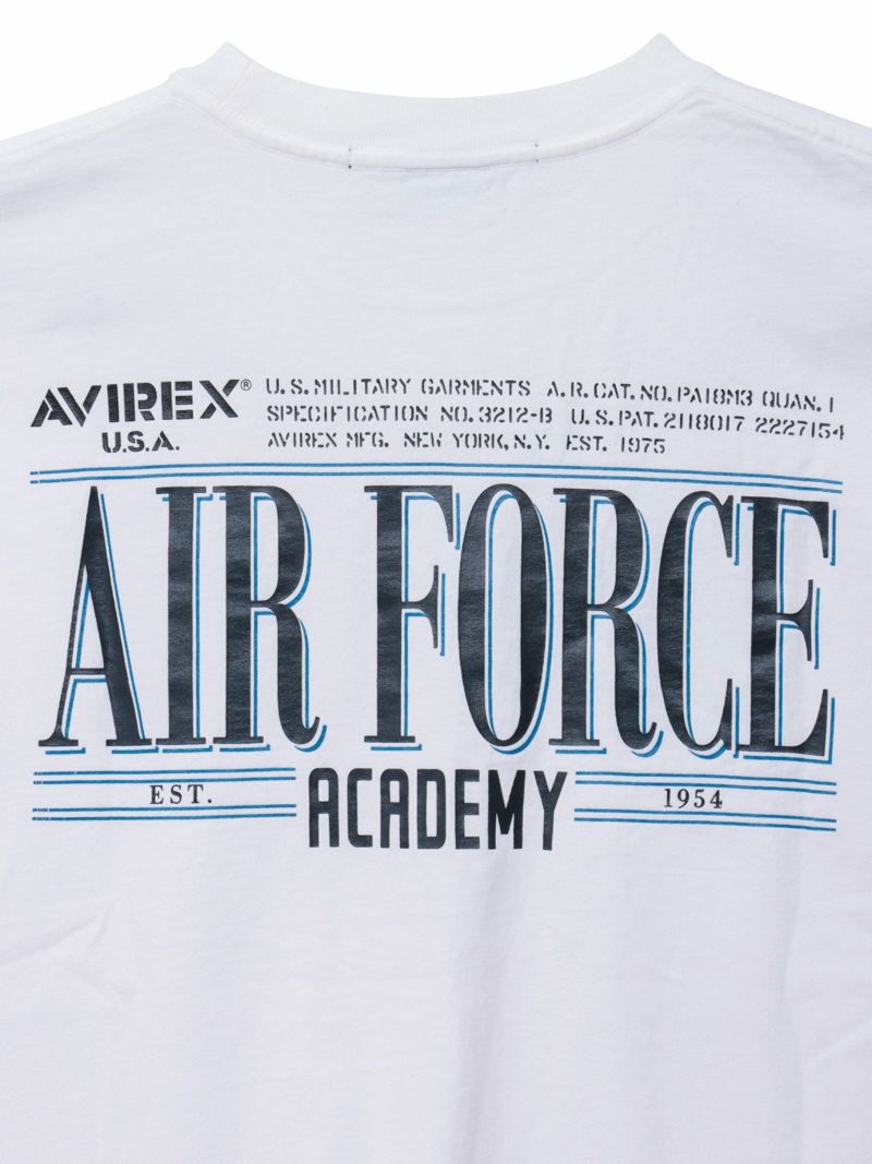 【AVIREX】“1954 USAFA MIL Academy”T-SHIRT