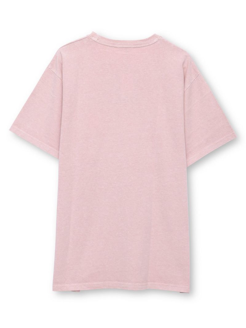 【moz】エルクプリント製品染めTシャツ