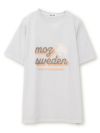 【moz】エルクプリント製品染めTシャツ