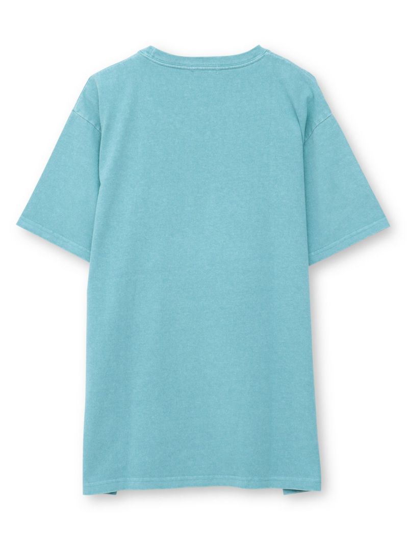 【moz】エルクプリント製品染めTシャツ