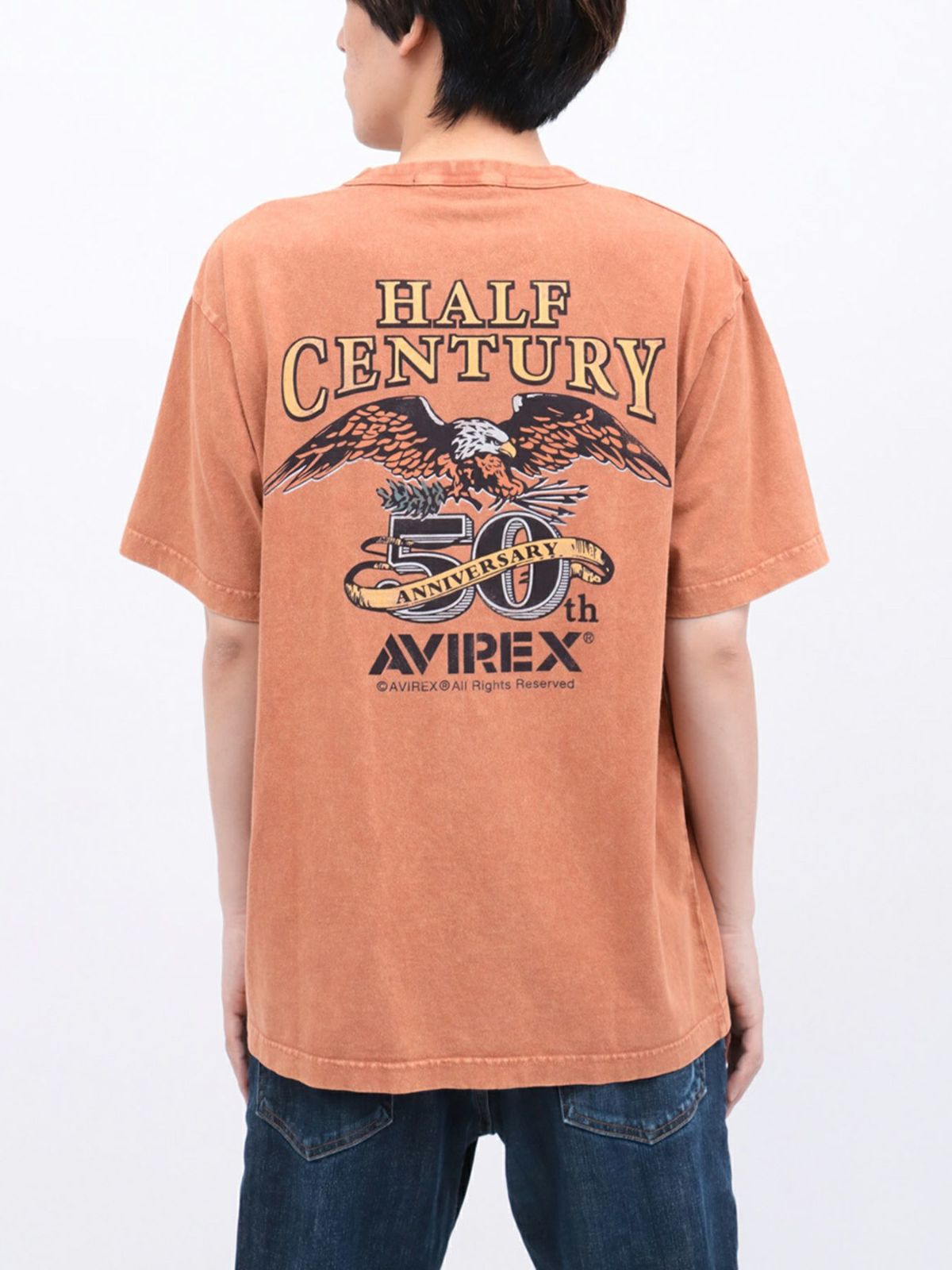 【AVIREX】HALF-CENTURY ANNIVERSARY T-SHIRT