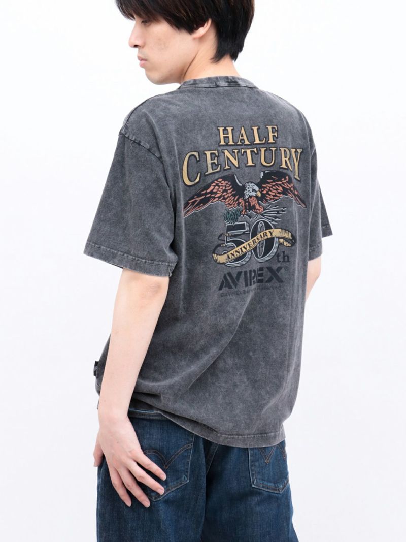 【AVIREX】HALF-CENTURY ANNIVERSARY T-SHIRT