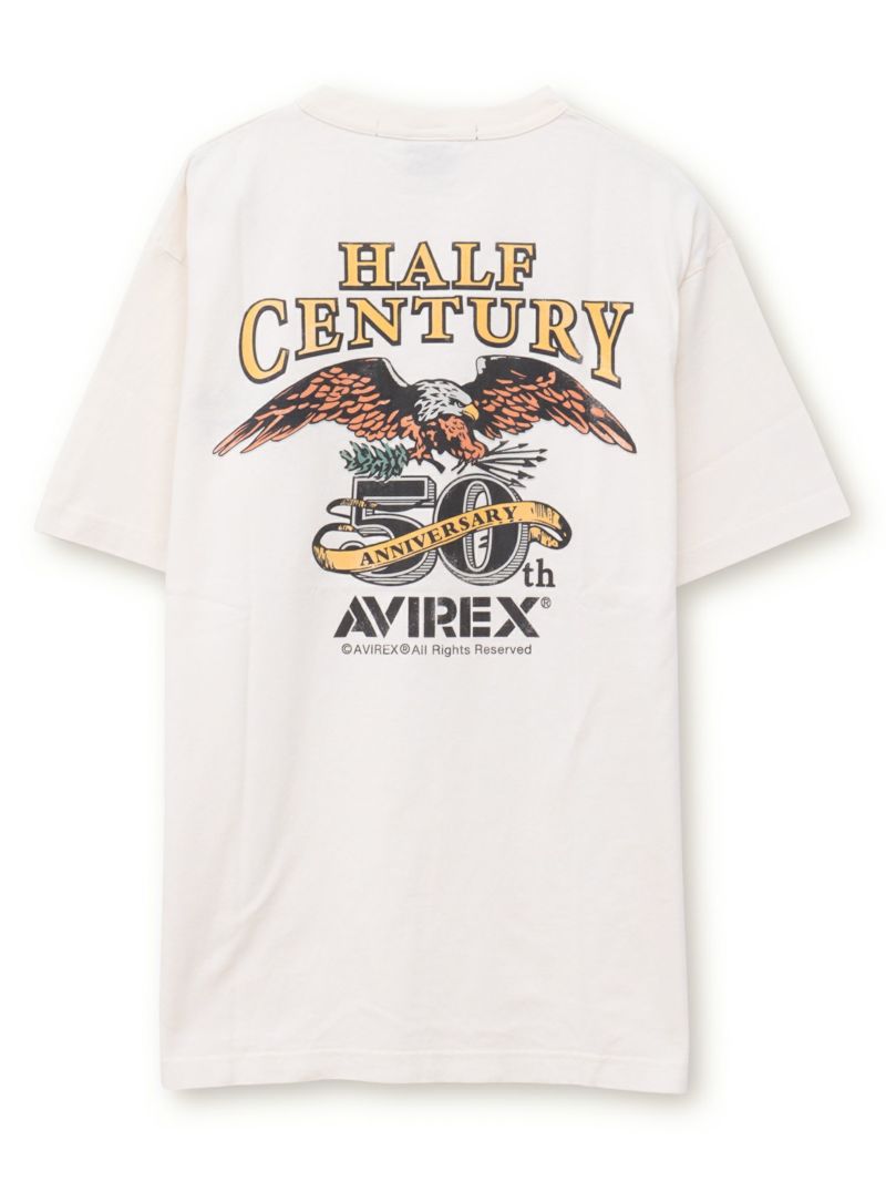 【AVIREX】HALF-CENTURY ANNIVERSARY T-SHIRT