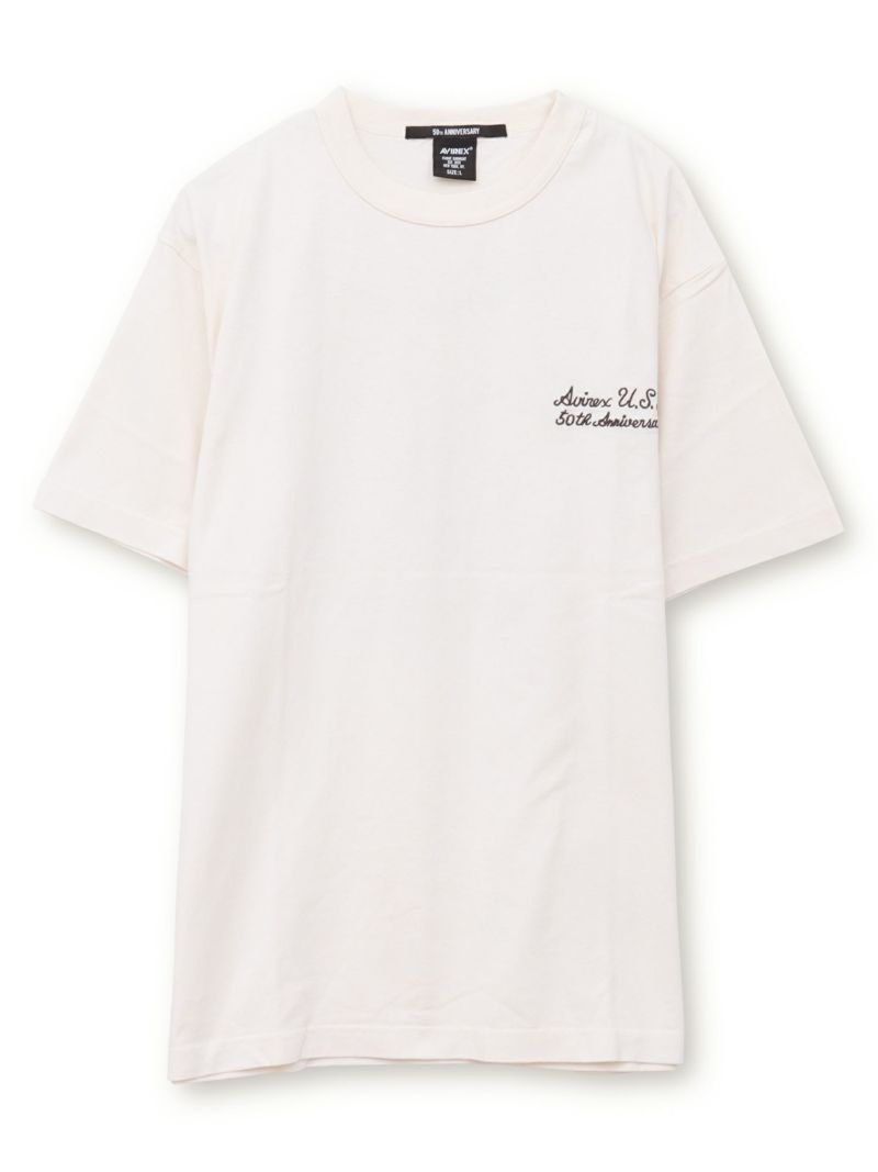 【AVIREX】HALF-CENTURY ANNIVERSARY T-SHIRT