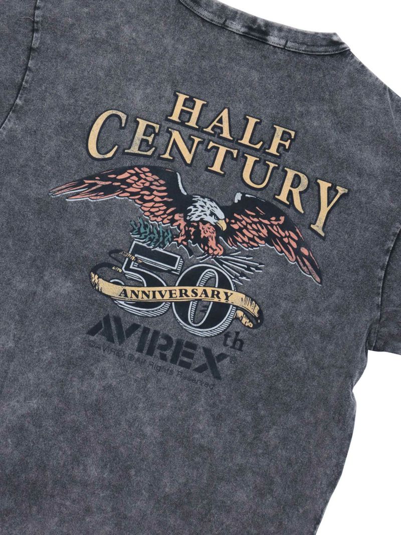 【AVIREX】HALF-CENTURY ANNIVERSARY T-SHIRT