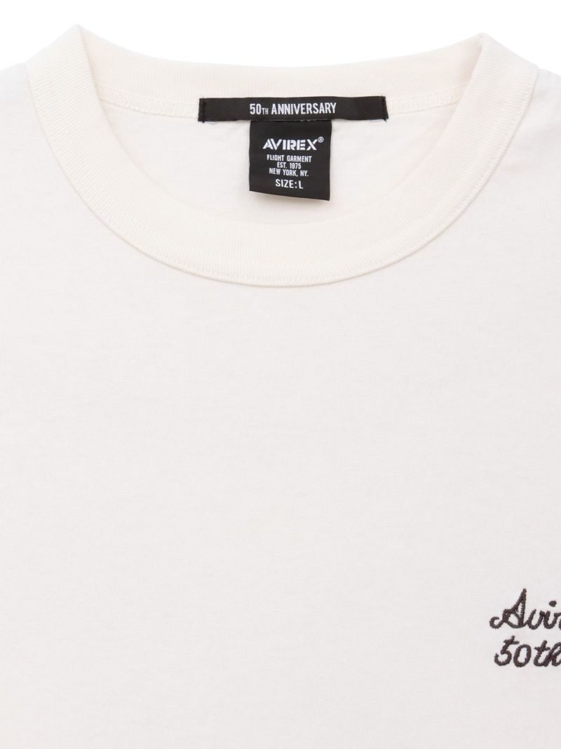 【AVIREX】HALF-CENTURY ANNIVERSARY T-SHIRT