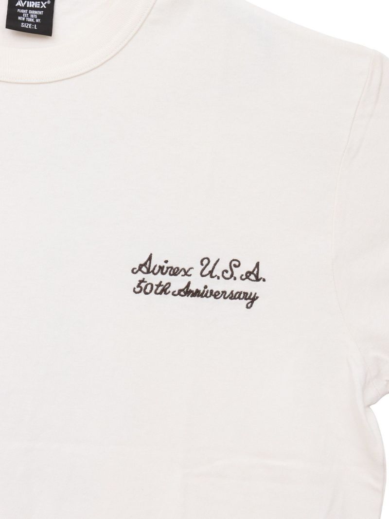 【AVIREX】HALF-CENTURY ANNIVERSARY T-SHIRT