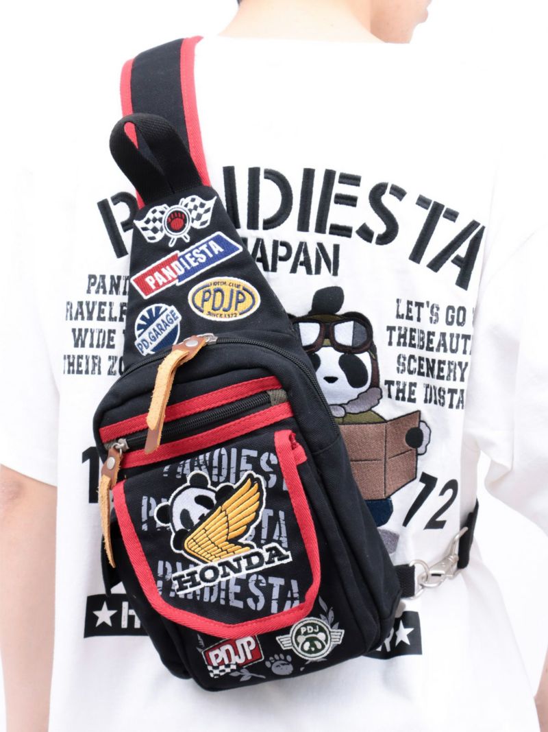 【HONDA×PANDIESTA JAPAN】“パンダウィング”ミリタリーワンショルダーバッグ
