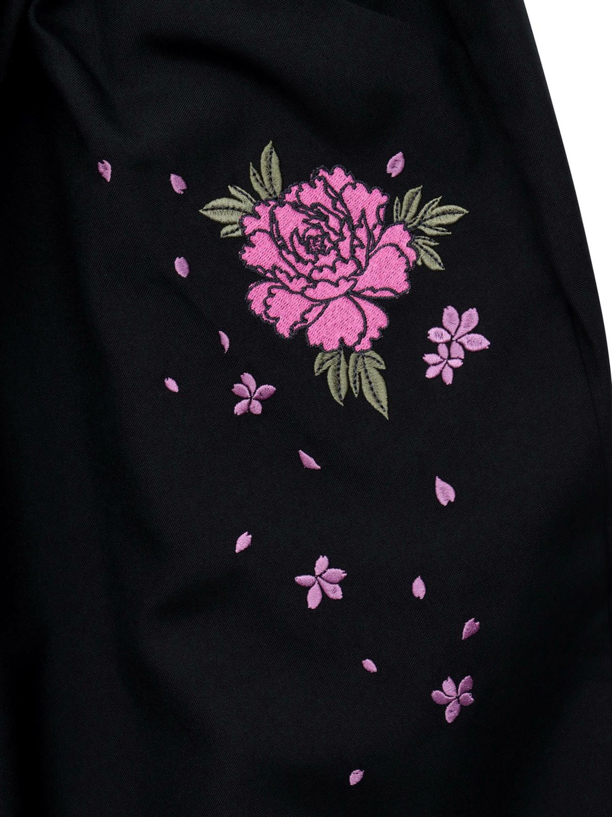 【雅結】牡丹刺繍 コクーンパンツ