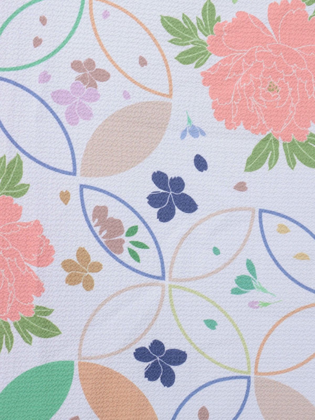 【雅結】和生地切り替え 接触冷感素材ドルマンTシャツ