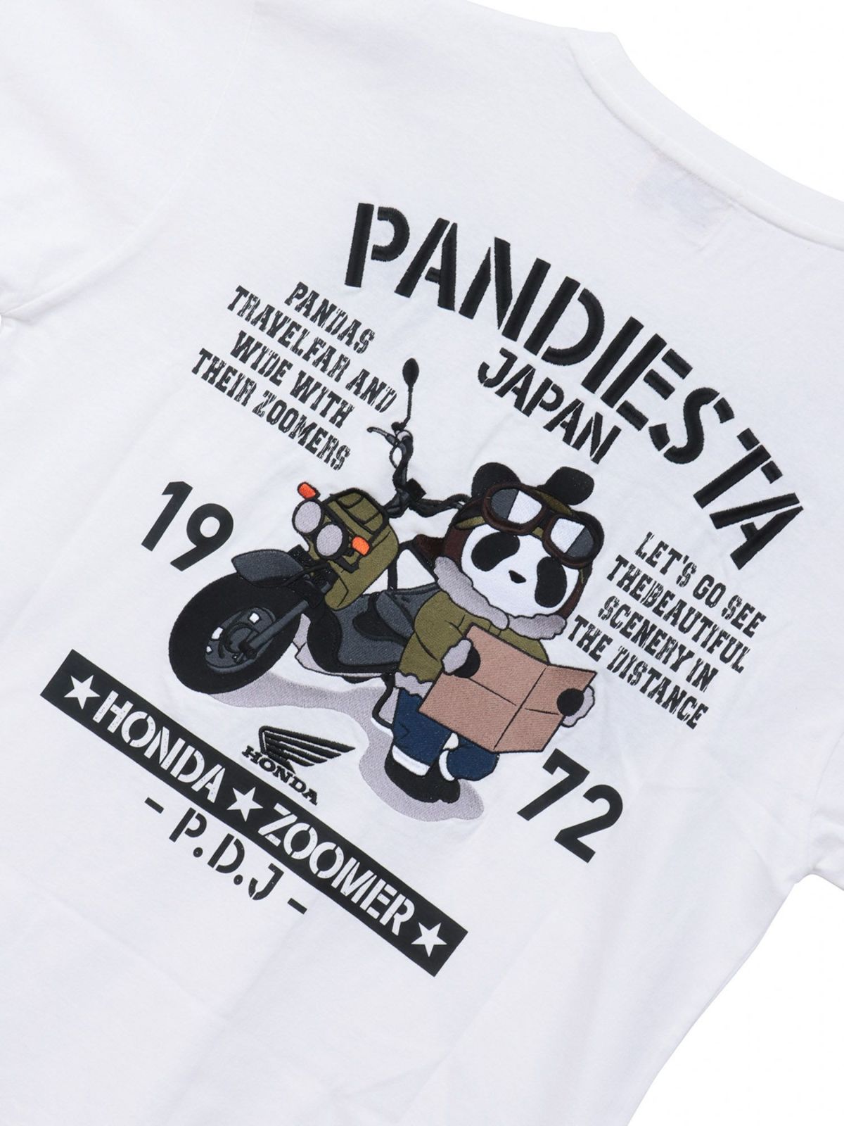 【HONDA×PANDIESTA JAPAN】“ZOOMER”刺繍入りTシャツ