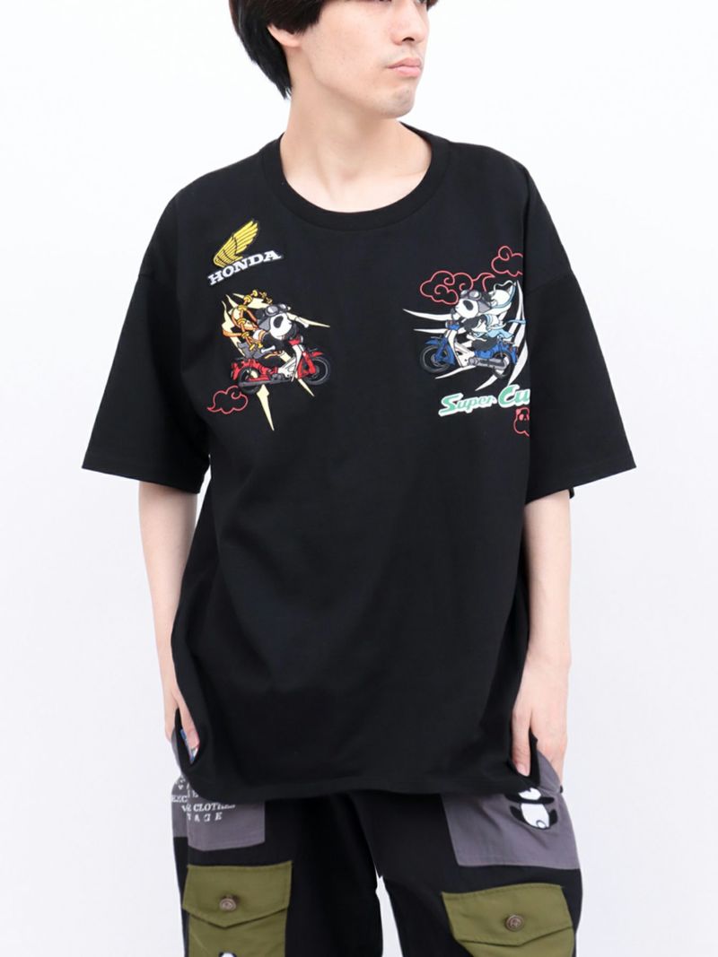 【HONDA×PANDIESTA JAPAN】“SUPER CUB”刺繍入りTシャツ2