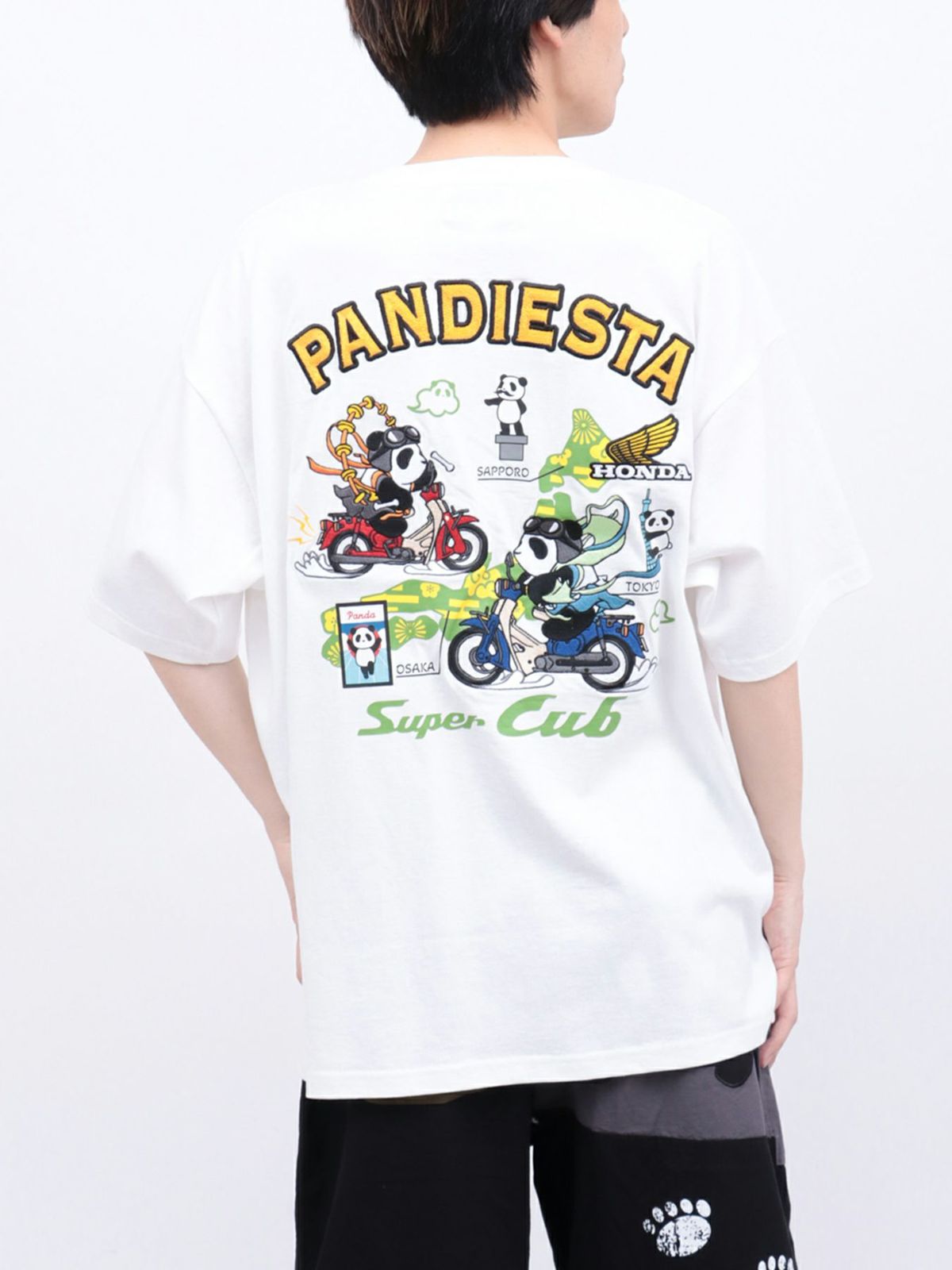 【HONDA×PANDIESTA JAPAN】“SUPER CUB”刺繍入りTシャツ2