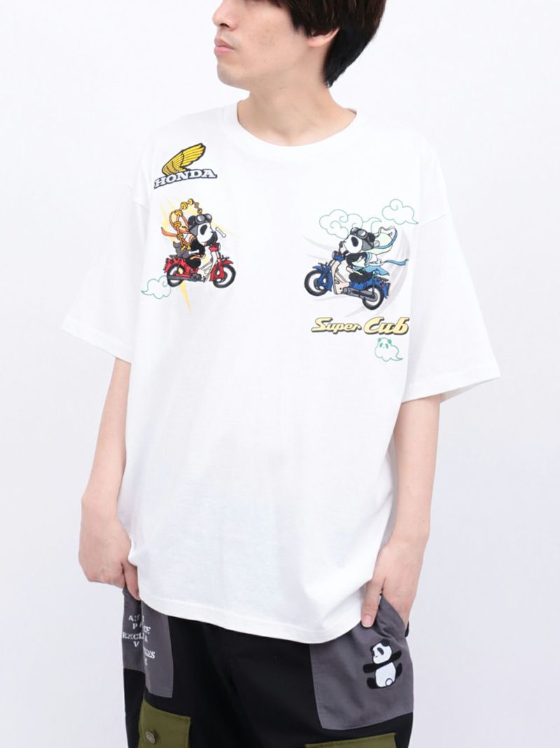 【HONDA×PANDIESTA JAPAN】“SUPER CUB”刺繍入りTシャツ2