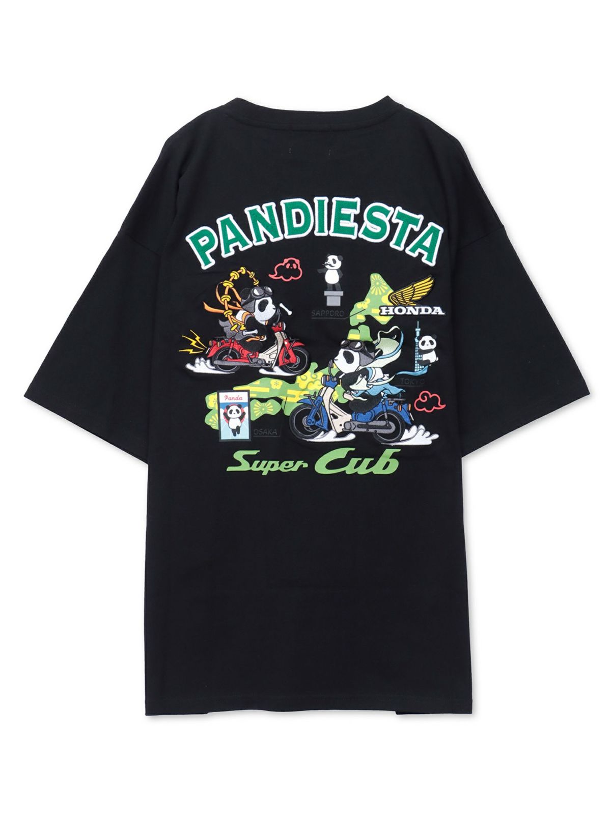 【HONDA×PANDIESTA JAPAN】“SUPER CUB”刺繍入りTシャツ2