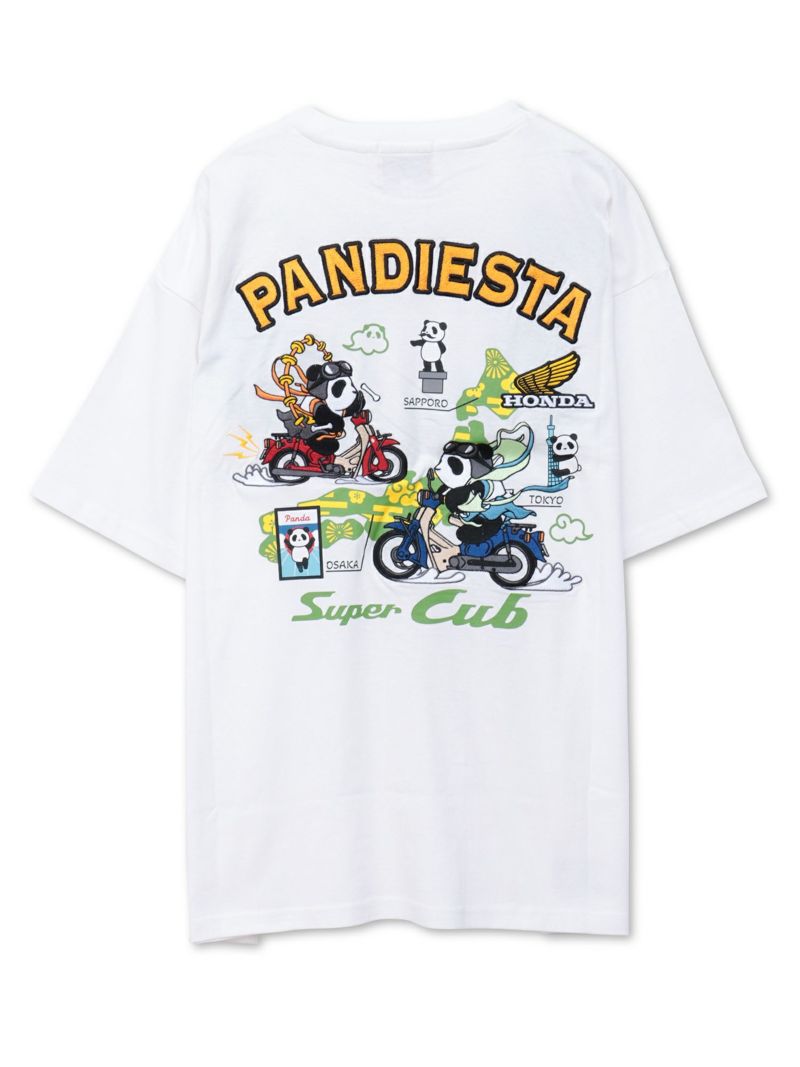 【HONDA×PANDIESTA JAPAN】“SUPER CUB”刺繍入りTシャツ2