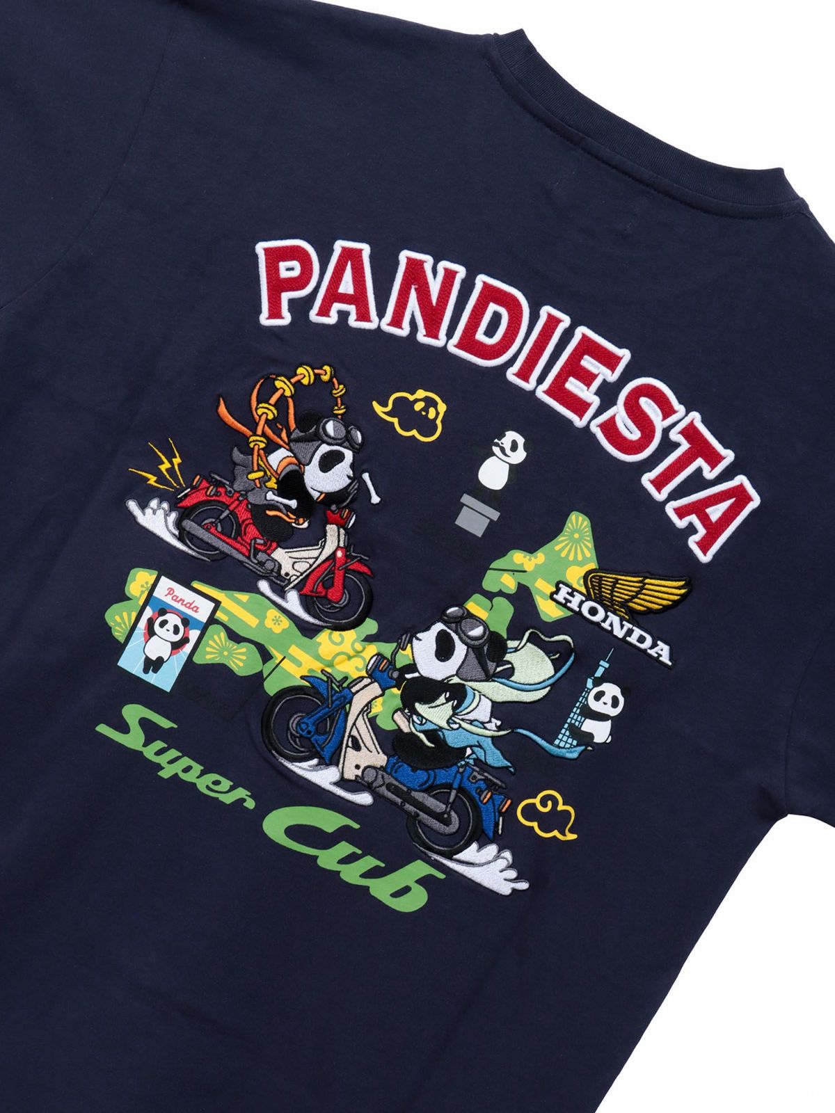 【HONDA×PANDIESTA JAPAN】“SUPER CUB”刺繍入りTシャツ2